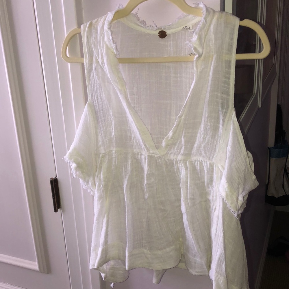 white free people top
